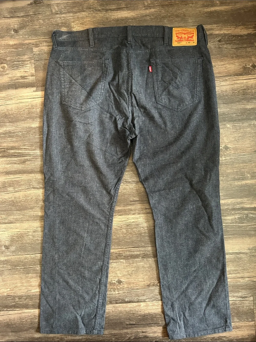Levi's Men's Charcoal Straight-Leg Chinos